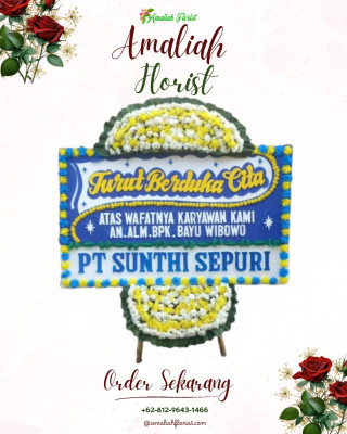 Papan Bunga Duka di Keroncong
