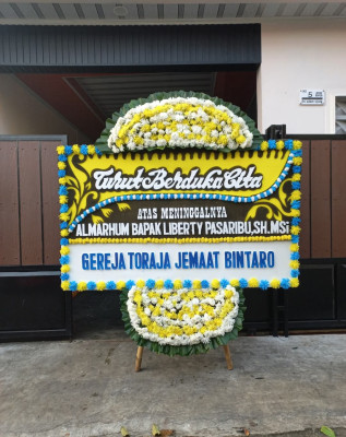 Papan Bunga Duka di Keroncong