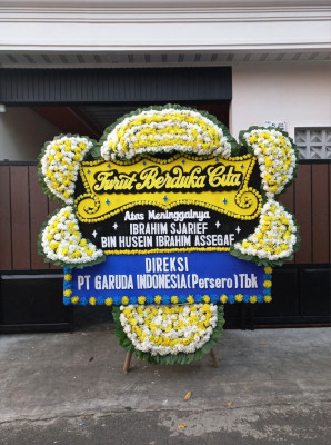 Papan Bunga Duka di Keroncong